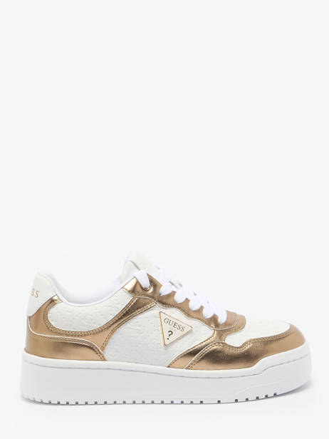 Sneakers Miram En Cuir Guess Blanc accessoires MI6FAL12