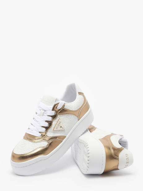 Sneakers Miram En Cuir Guess Blanc accessoires MI6FAL12 vue secondaire 2
