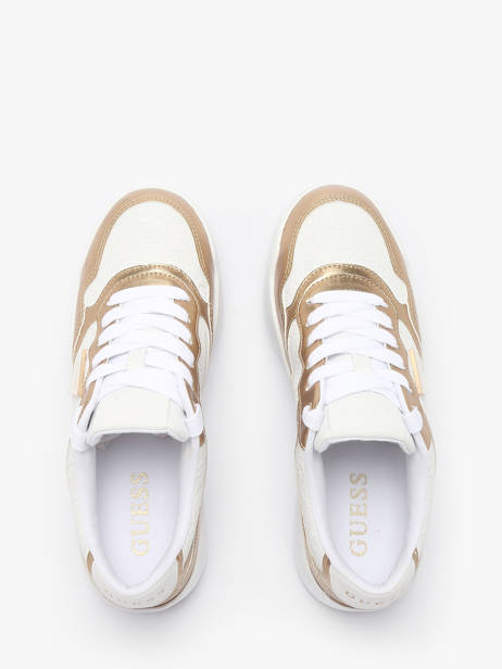 Sneakers Miram En Cuir Guess Blanc accessoires MI6FAL12 vue secondaire 4