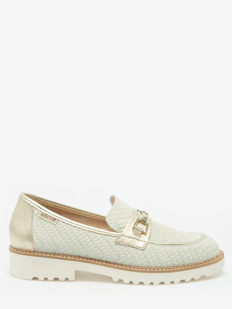 Mocassins Salvia En Cuir Mephisto Blanc accessoires P5146666