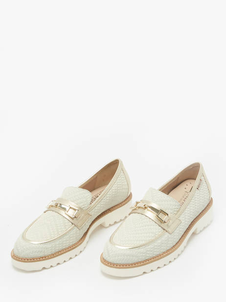 Mocassins Salvia En Cuir Mephisto Blanc accessoires P5146666 vue secondaire 2