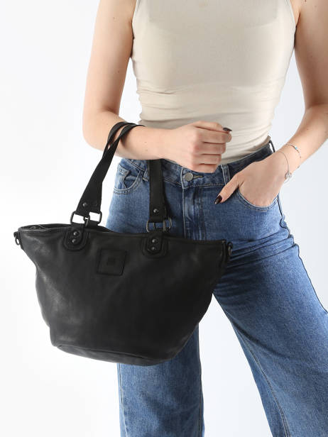 Sac à Main Heritage Cuir Biba Noir heritage BT28 vue secondaire 1