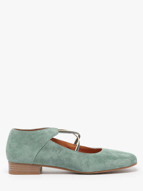 Ballerines Anima En Cuir Mam'zelle Vert accessoires CSGAN25