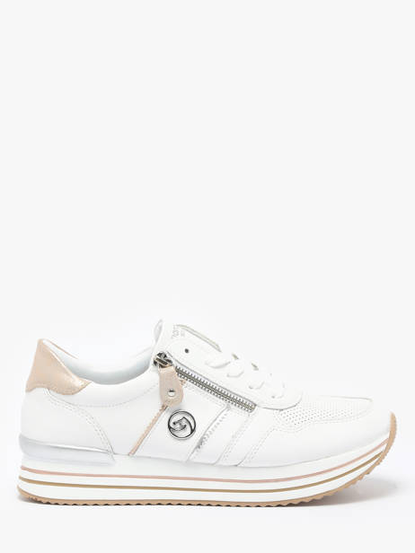 Sneakers En Cuir Remonte Blanc accessoires 81