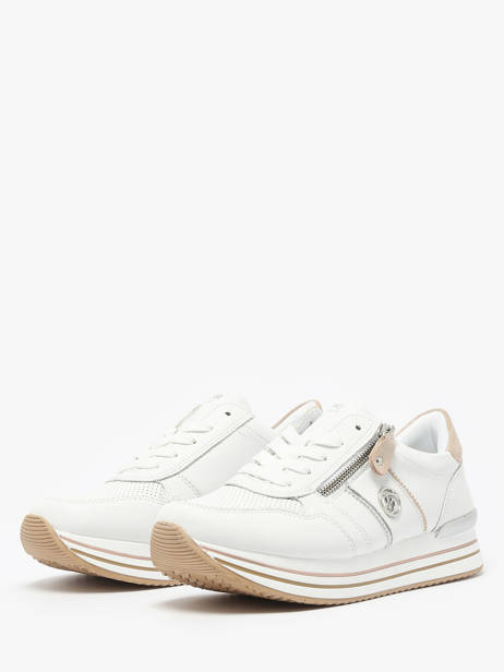 Sneakers En Cuir Remonte Blanc accessoires 81 vue secondaire 2