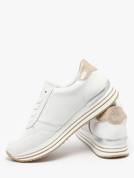 Sneakers En Cuir Remonte Blanc accessoires 81 vue secondaire 3