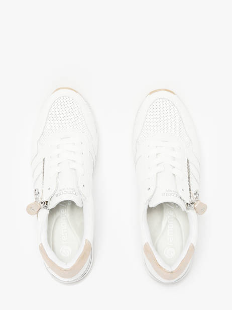 Sneakers En Cuir Remonte Blanc accessoires 81 vue secondaire 4