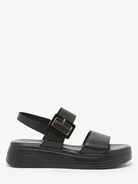 Sandales En Cuir Gabor Noir accessoires 67
