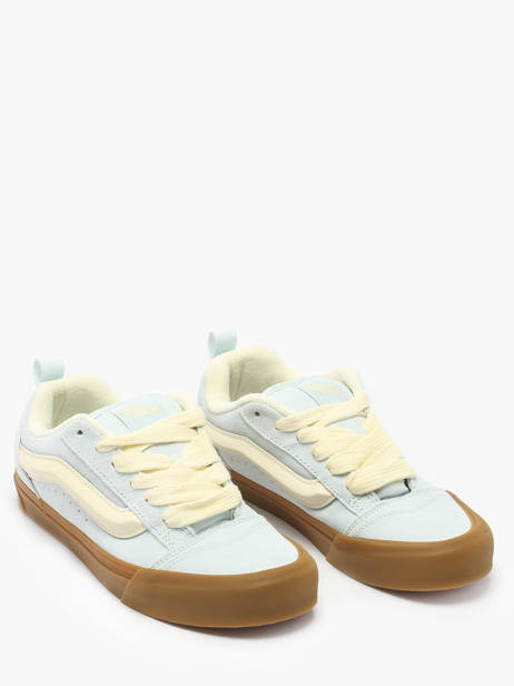Sneakers Knu Skool En Cuir Vans Bleu accessoires D6Z887 vue secondaire 2