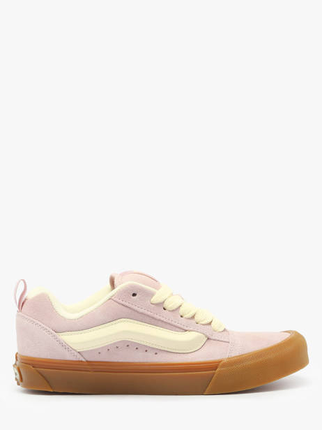 Sneakers Knu Skool En Cuir Vans Marron accessoires D6ZO3N