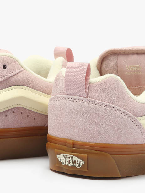 Sneakers Knu Skool En Cuir Vans Marron accessoires D6ZO3N vue secondaire 3