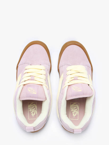 Sneakers Knu Skool En Cuir Vans Marron accessoires D6ZO3N vue secondaire 4