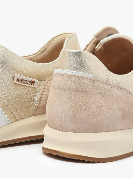 Sneakers Witney En Cuir Mephisto Multicolore accessoires P5147341 vue secondaire 3