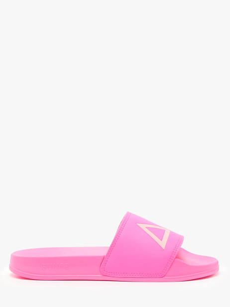 Claquettes Logo Sun68 Rose accessoires X35204 vue secondaire 1