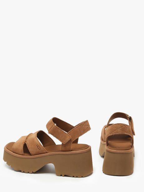 Sandales New Heights En Cuir Ugg Marron accessoires 1167475 vue secondaire 2