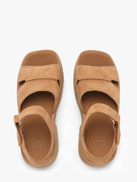 Sandales New Heights En Cuir Ugg Marron accessoires 1167475 vue secondaire 3