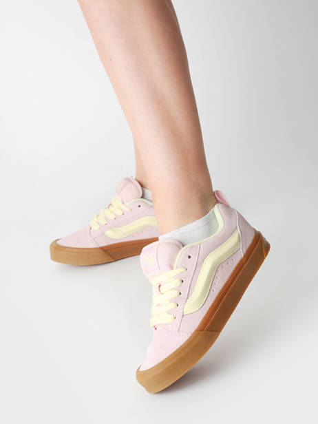 Sneakers Knu Skool En Cuir Vans Marron accessoires D6ZO3N vue secondaire 1