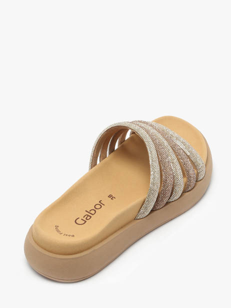 Mules Gabor Argent accessoires 82 vue secondaire 3