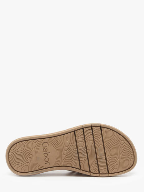 Mules Gabor Argent accessoires 82 vue secondaire 5