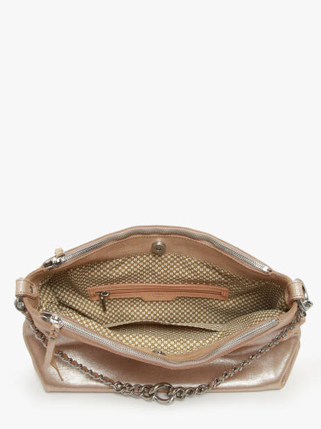 Sac Bandoulière Vintage Cuir Mila louise Beige vintage 3822RX vue secondaire 3