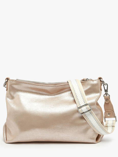 Sac Bandoulière Vintage Cuir Mila louise Beige vintage 3822RX vue secondaire 4