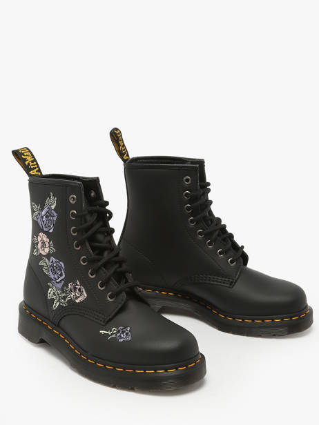 Boots 1460 Vonda En Cuir Dr martens Noir accessoires 40690001 vue secondaire 2