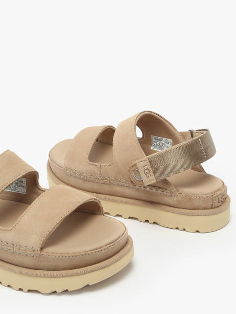 Sandales Goldenstar Glide En Cuir Ugg Beige accessoires 1167399 vue secondaire 2