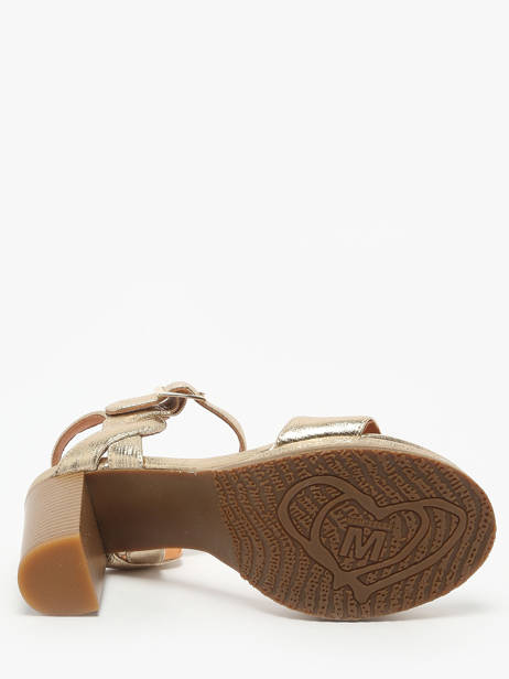 Sandales à Talon Jain En Cuir Mam'zelle Or accessoires CSG1H03 vue secondaire 4