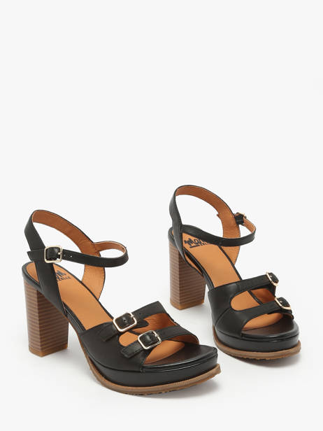Escarpins Jouta En Cuir Mam'zelle Noir accessoires CSG1H31 vue secondaire 1