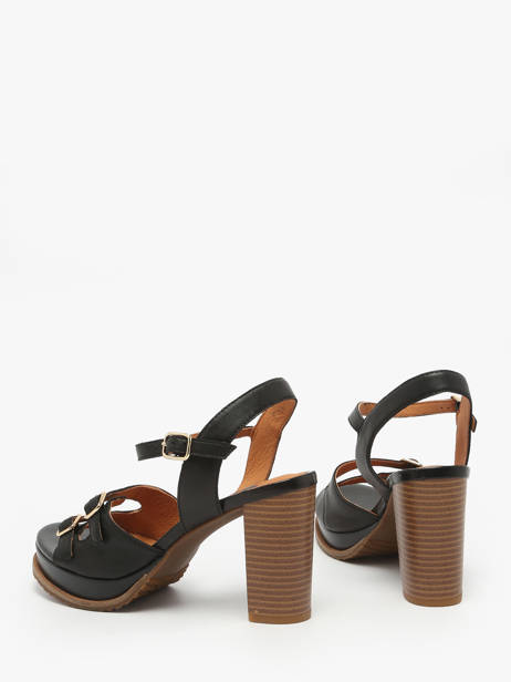 Escarpins Jouta En Cuir Mam'zelle Noir accessoires CSG1H31 vue secondaire 2