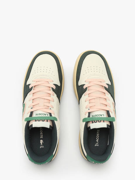 Sneakers L001 Set En Cuir Lacoste Blanc accessoires 9SFA0088 vue secondaire 4