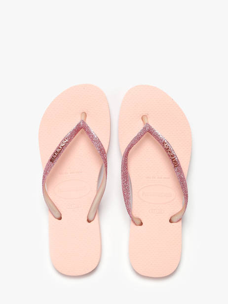 Tongs Slim Glitter Ii Havaianas Rose accessoires 4146975F