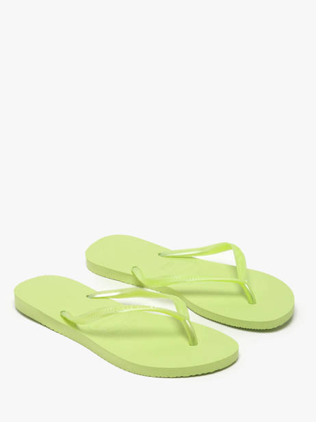 Tongs Slim Havaianas Vert accessoires 4000030F vue secondaire 2