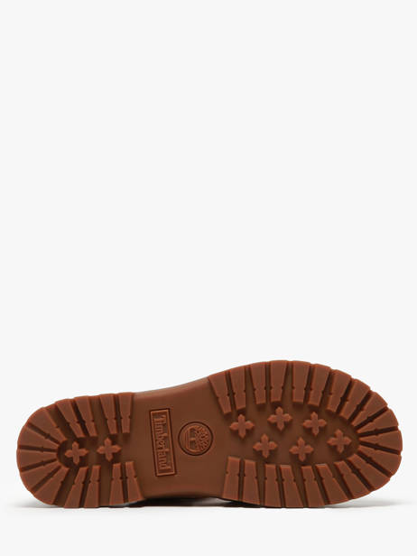 Sandales Clairemont Way En Cuir Timberland Marron accessoires 61T4EN31 vue secondaire 4