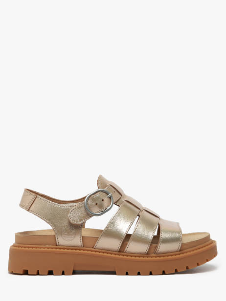 Sandales Clairemont Way En Cuir Timberland Or accessoires 2Q1PN751