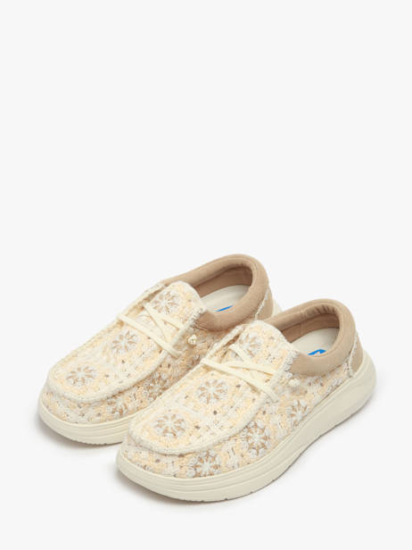 Mocassins Wendy Comf Cottage Hey dude Beige accessoires 43728 vue secondaire 2