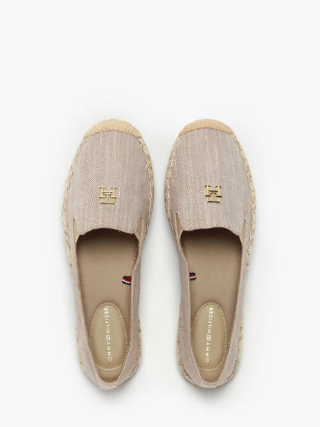 Espadrilles Tommy hilfiger Beige accessoires 8539ACC vue secondaire 4