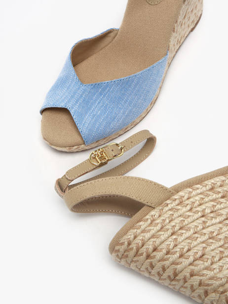 Sandales Tommy hilfiger Bleu accessoires 8588C30 vue secondaire 2