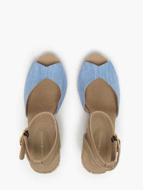 Sandales Tommy hilfiger Bleu accessoires 8588C30 vue secondaire 3