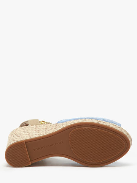 Sandales Tommy hilfiger Bleu accessoires 8588C30 vue secondaire 4