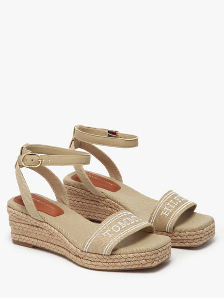Sandales Tommy hilfiger Beige accessoires 8805ACC vue secondaire 1
