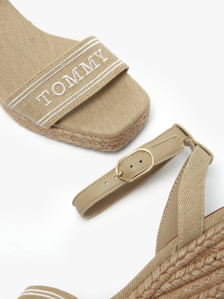 Sandales Tommy hilfiger Beige accessoires 8805ACC vue secondaire 2