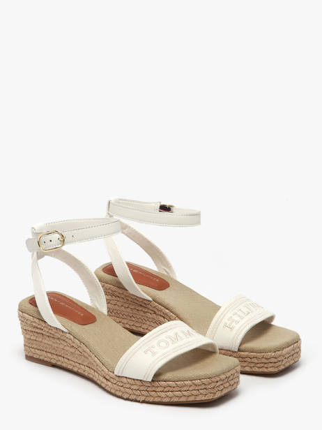 Sandales Tommy hilfiger Blanc accessoires 8805YBL vue secondaire 1