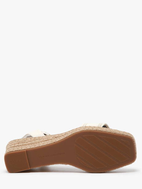 Sandales Tommy hilfiger Blanc accessoires 8805YBL vue secondaire 4