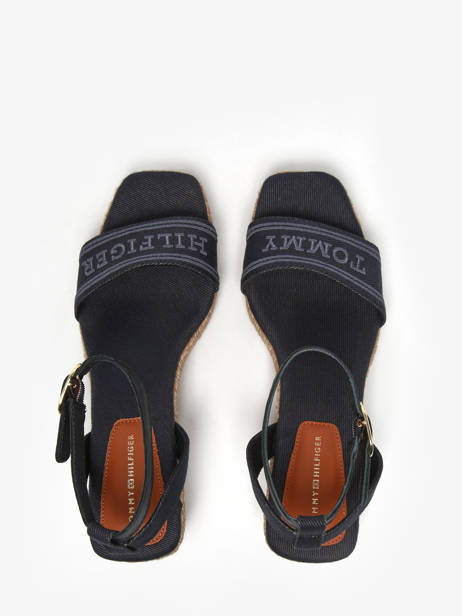 Sandales Tommy hilfiger Bleu accessoires 8805DW6 vue secondaire 3