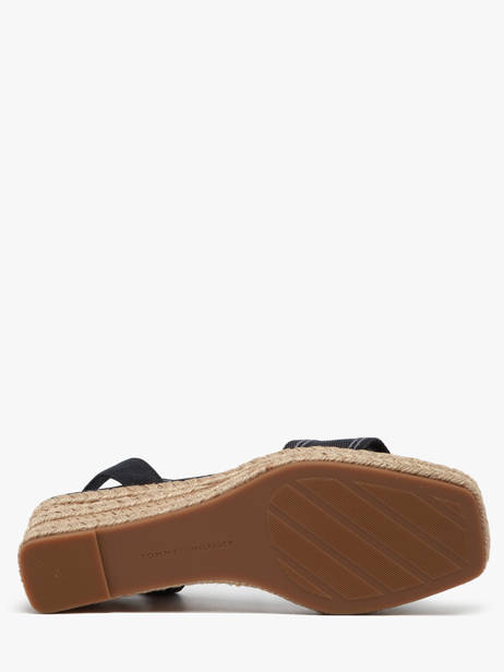 Sandales Tommy hilfiger Bleu accessoires 8805DW6 vue secondaire 4