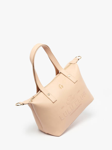 Sac Porté épaule Logo Lulu castagnette Orange logo YVRAC vue secondaire 2