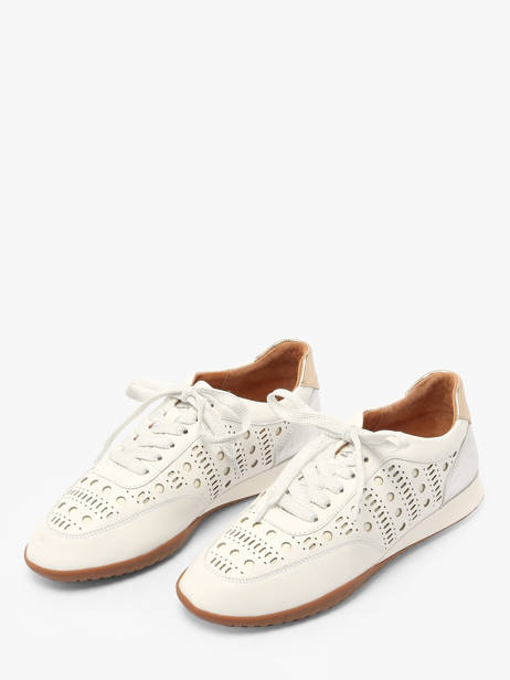 Sneakers Dinus En Cuir Mam'zelle Blanc accessoires CSGLO26 vue secondaire 2
