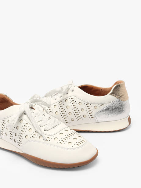 Sneakers Dinus En Cuir Mam'zelle Blanc accessoires CSGLO26 vue secondaire 3