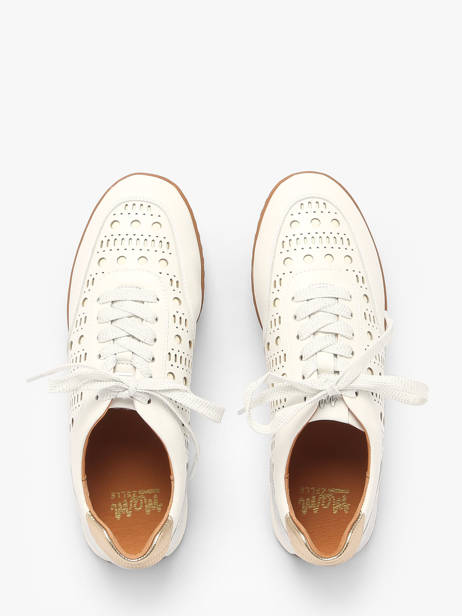 Sneakers Dinus En Cuir Mam'zelle Blanc accessoires CSGLO26 vue secondaire 4